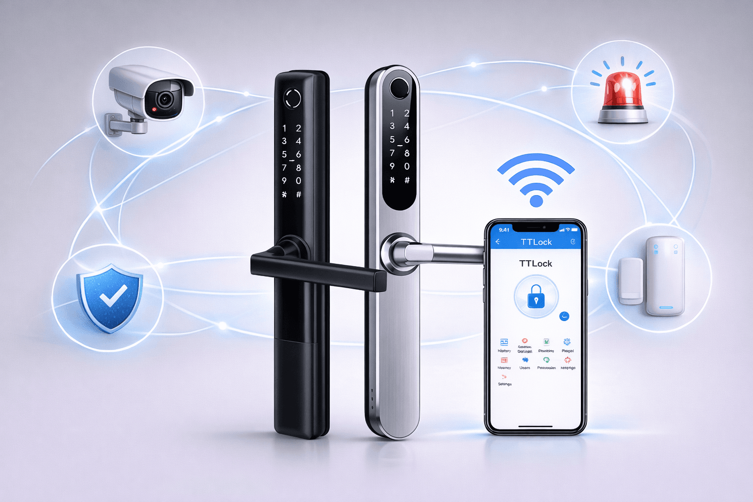 Podłączenie zamków do systemu Smart House