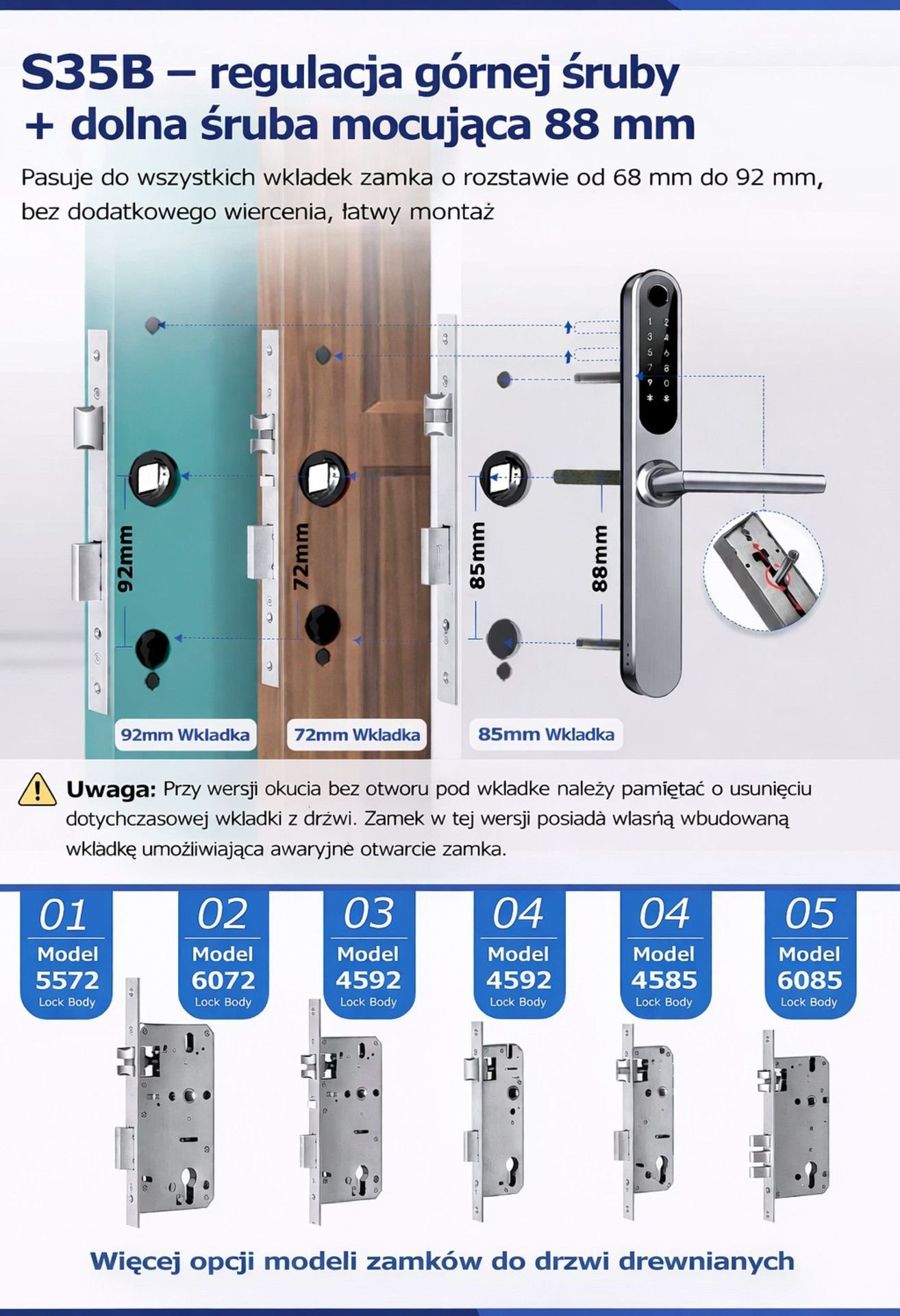 Zamek elektroniczny S35B - miniatura 3