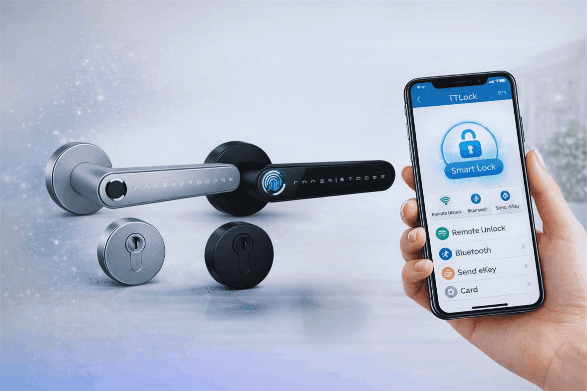 Główne cechy i zasilanie elektronicznej klamki SMART-LOCK