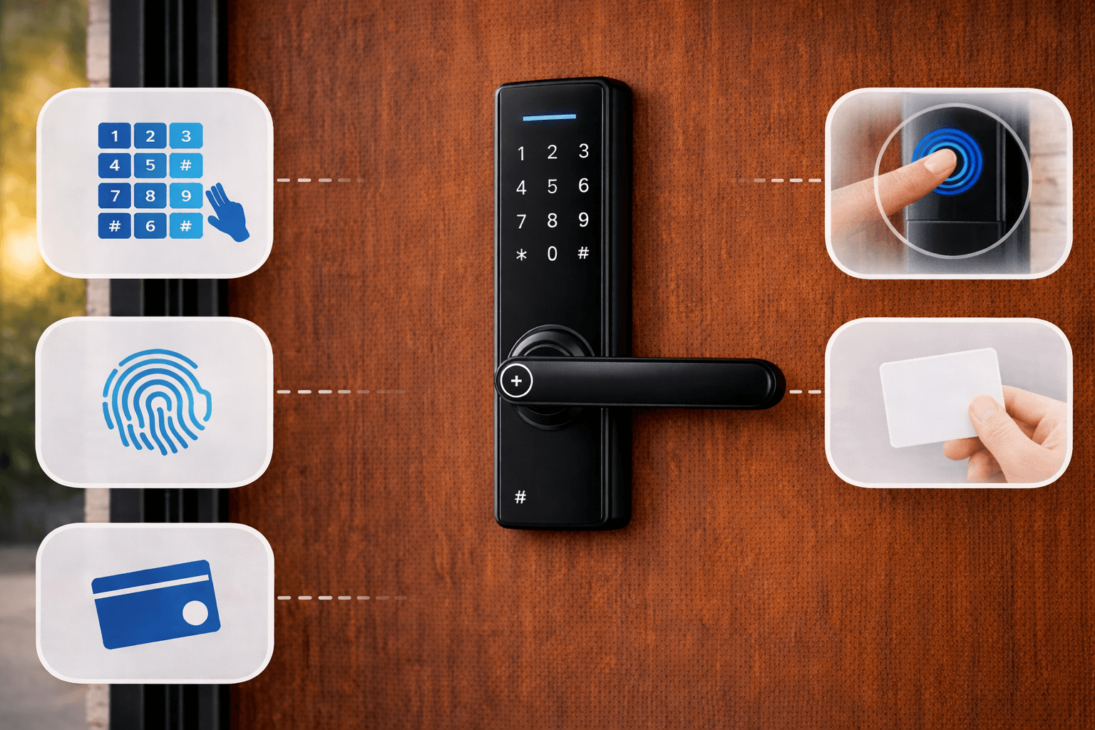 Rodzaje elektronicznych zamków hotelowych