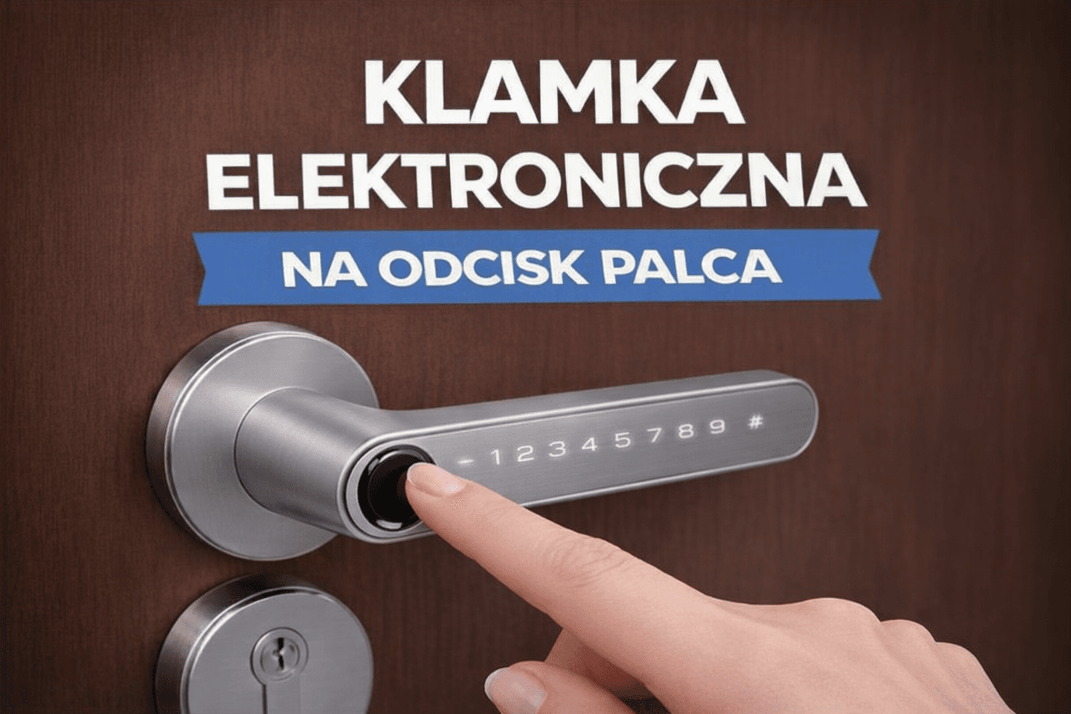Klamka na odcisk palca