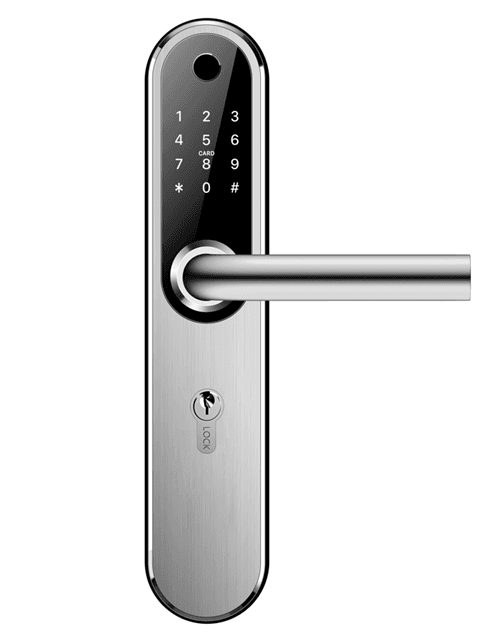 Klamka elektroniczna z wkładką do kluczy