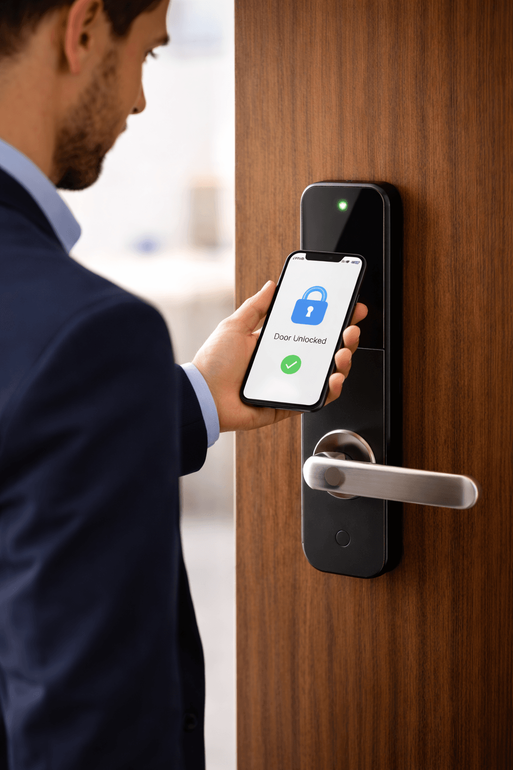 Zamek do Drzwi Otwierany Telefonem