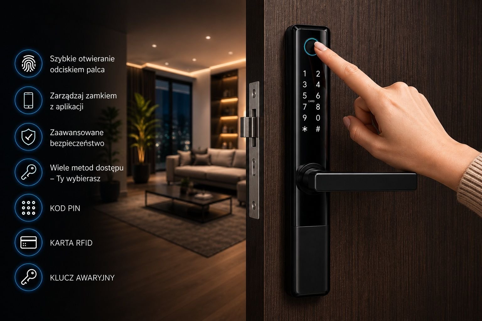 Smart Lock na odcisk palca – bezpieczeństwo i wygoda każdego dnia