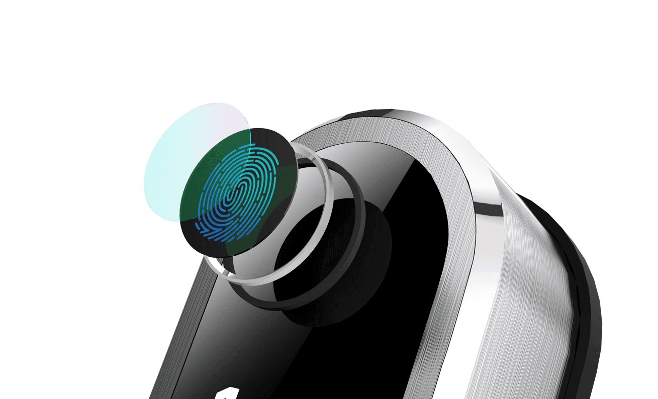 Zamek elektroniczny z czytnikiem odcisku palca