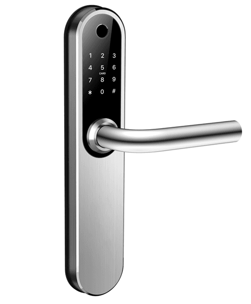 Zamek elektroniczny otwierany brelokiem zbliżeniowym