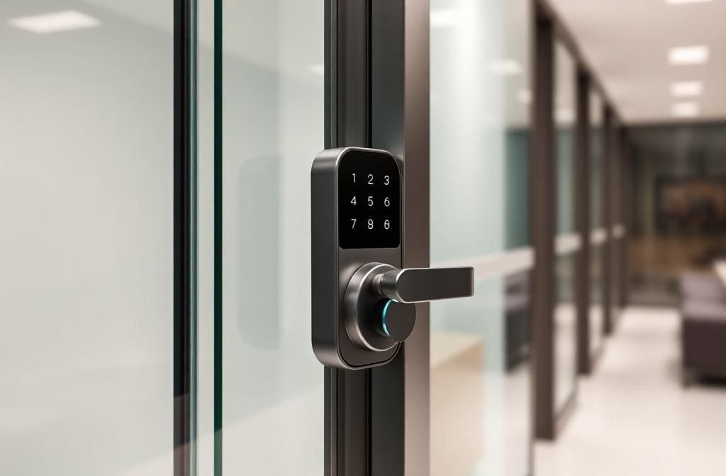 Zamki do drzwi szklanych – nowoczesna kontrola dostępu bez kompromisów