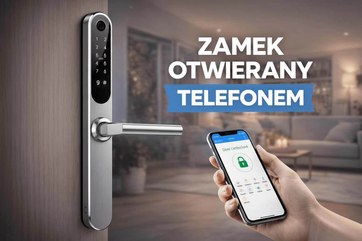 Zamek do Drzwi Otwierany Telefonem