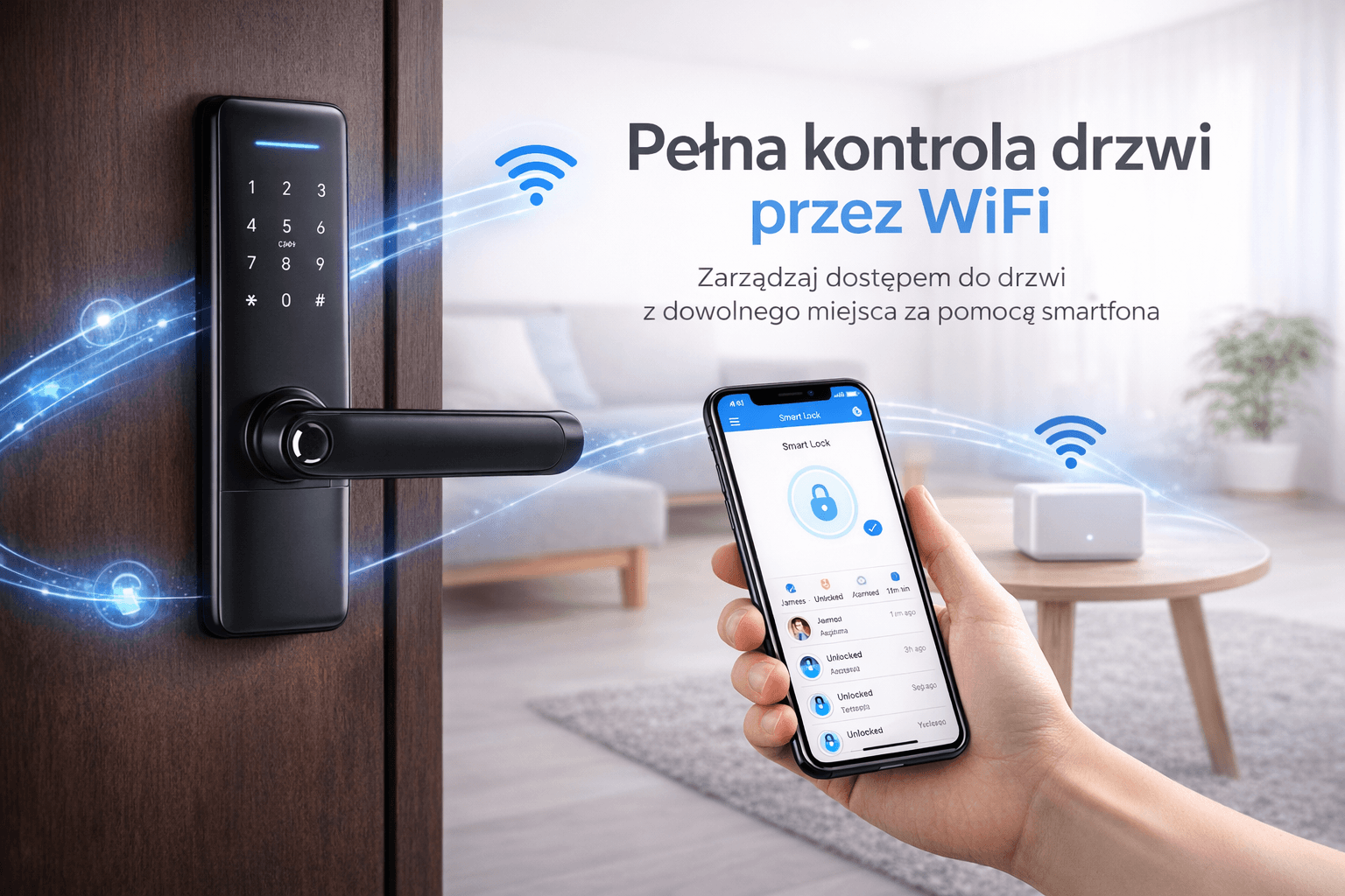 Pełna kontrola dostępu z dowolnego miejsca